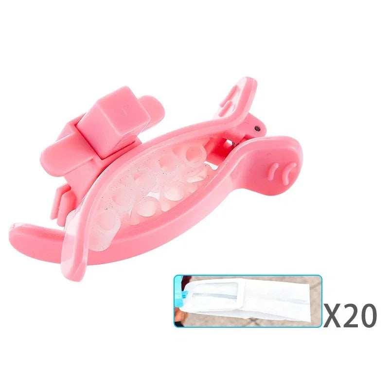 Pet Dog Waste Bag Dispenser Creative Puppy Toilet Picker Tail Clip Cats Waste Poop Bag Portable Garbage Cleaning Tool