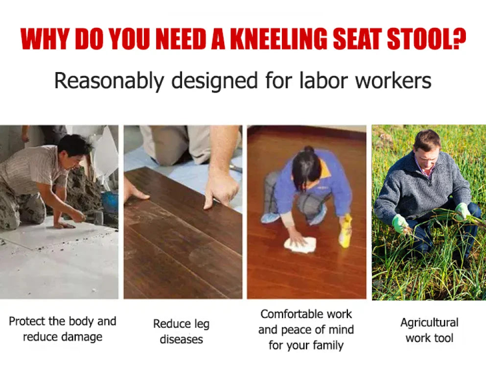 Knee Seat Gardening Stool Kneeling Seat for Knee Protection Kneeling Pad Seat Gardening Stool