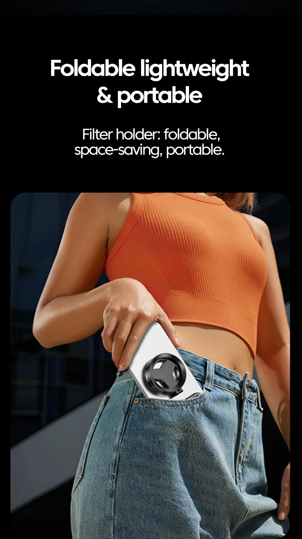 Magnetic Holder Universal 52MM CPL Filter Circular Phone Camera Lens Polarizer Filter Lens for Magsafe Phone