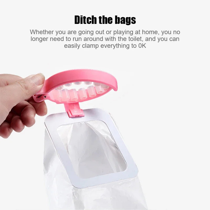 Pet Dog Waste Bag Dispenser Creative Puppy Toilet Picker Tail Clip Cats Waste Poop Bag Portable Garbage Cleaning Tool