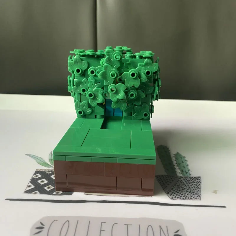 227pcs MOC Building Block Homer Backing Into the Bushes Technology Bricks Birthday Christmas Holiday DIY Gifts Parties gift