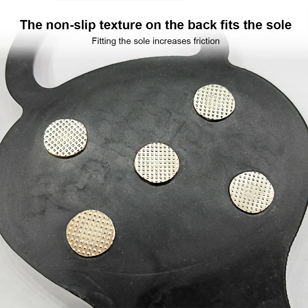 5/8 Teeth Ice Gripper Spike for Shoes Winter Outdoor Anti-Slip Hiking Mountain Climbing Ice Snow Crampons Anti-slip Shoe Covers