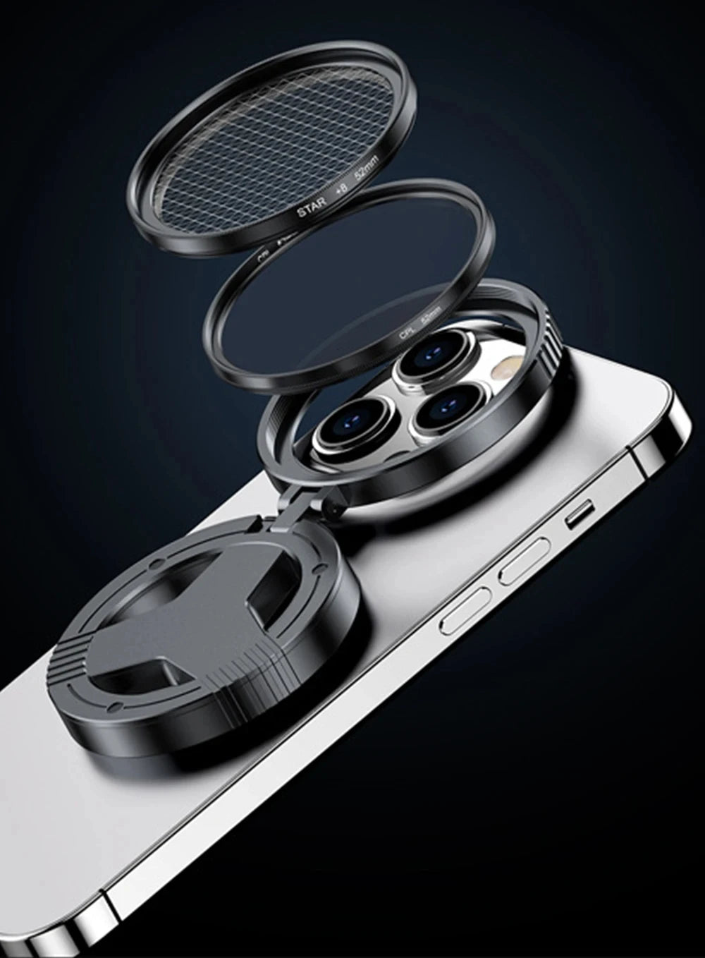 Magnetic Holder Universal 52MM CPL Filter Circular Phone Camera Lens Polarizer Filter Lens for Magsafe Phone