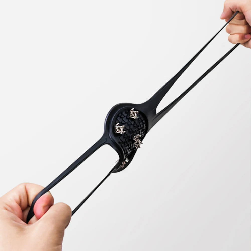 5/8 Teeth Ice Gripper Spike for Shoes Winter Outdoor Anti-Slip Hiking Mountain Climbing Ice Snow Crampons Anti-slip Shoe Covers