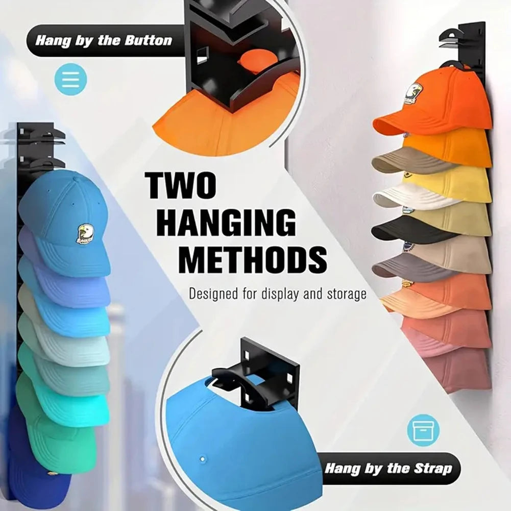 Baseball Cap Organizer Rotating Hat Storage Rack Closet Hanger Storage Organizer Hook Holder Durable Accessories Space Saving