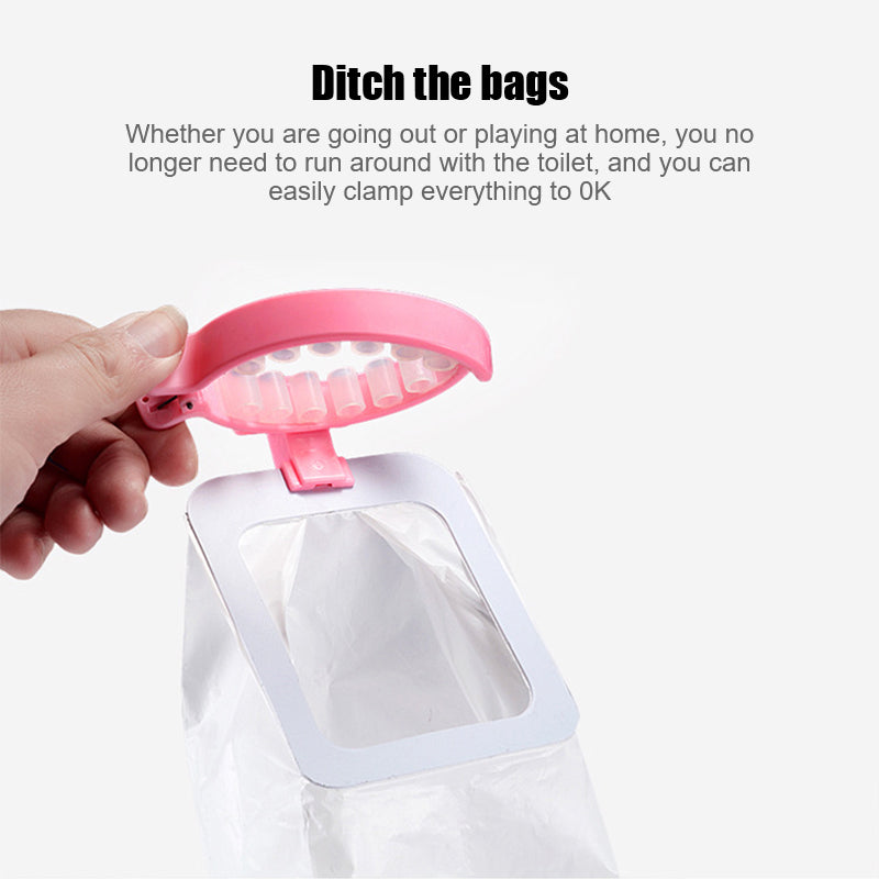 Pet Dog Waste Bag Dispenser Creative Puppy Toilet Picker Tail Clip Cats Waste Poop Bag Portable Garbage Cleaning Tool
