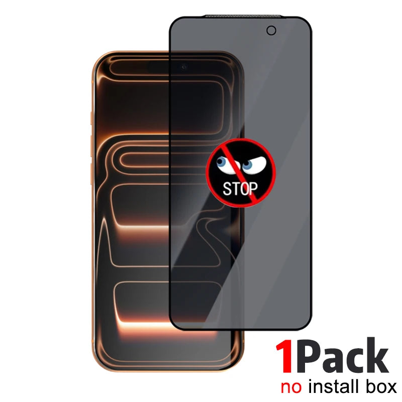 1/2/3Pack Easy Install Anti-spy Tempered Glass for IPhone 17 Pro Max/17 Pro/17 Air/17 Anti-peep Privacy Screen Protectors Film