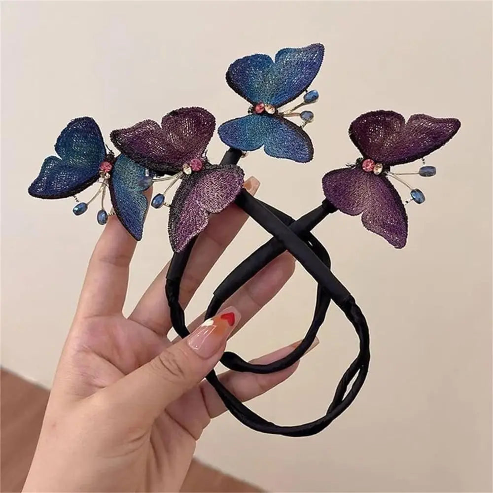 Elegant Flower Hair Clip Lazy Hair Curler Hair Iron Twist Hairstyle Bun Non-slip Flexible Hair Bun Roller Hair Styling Tool