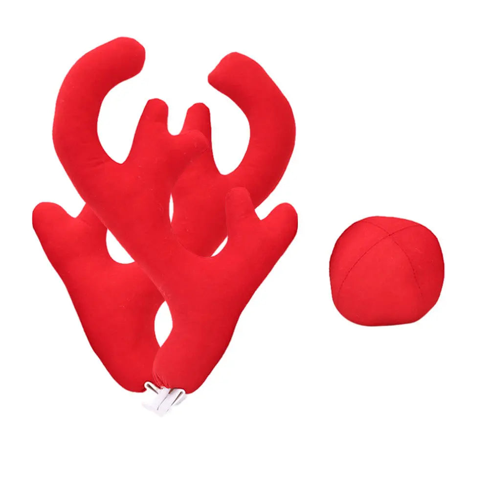 1 set 1 Set Of Antler Ornaments Christmas Decors For Accessory Xmas Adornments Car Decorative Antlers Auto Decoration Car Decor