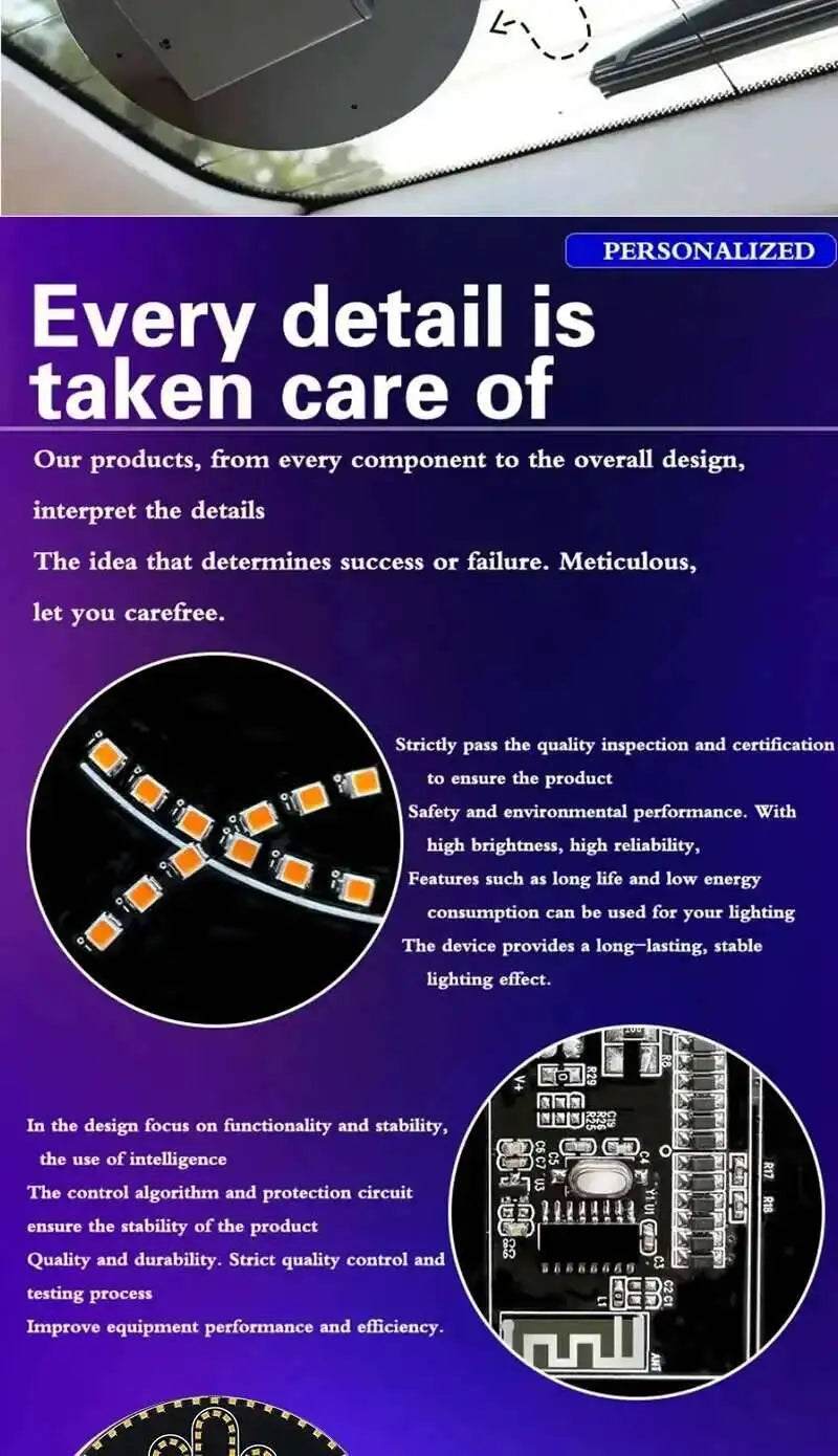 Creative Fun Three Models Lamp Car Interior Rear Windshield LED Hand Gesture Middle Finger Sign Warning Brake Light