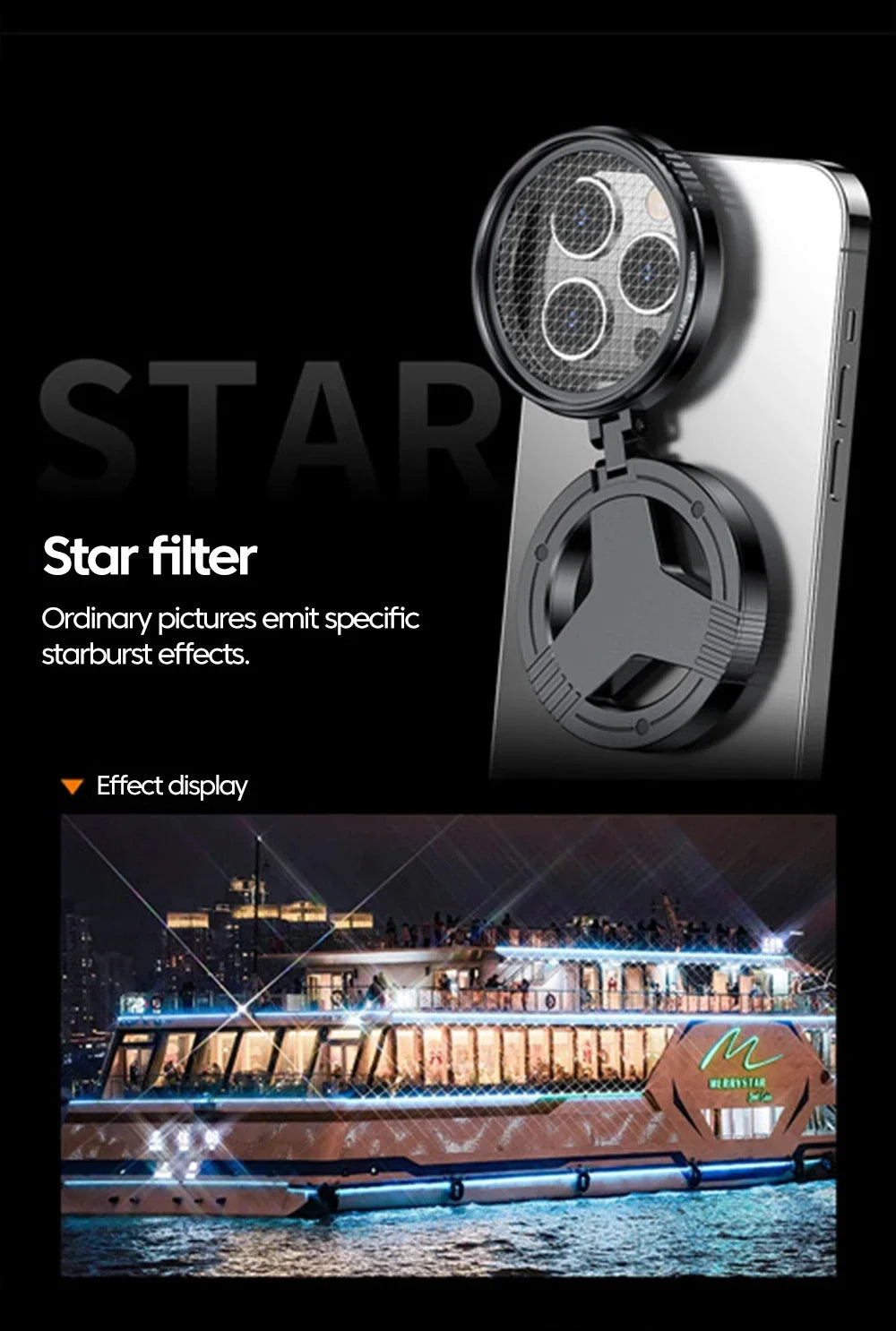 Magnetic Holder Universal 52MM CPL Filter Circular Phone Camera Lens Polarizer Filter Lens for Magsafe Phone