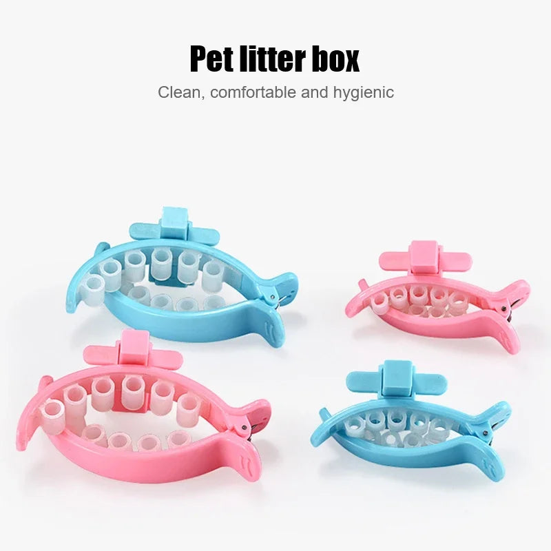 Pet Dog Waste Bag Dispenser Creative Puppy Toilet Picker Tail Clip Cats Waste Poop Bag Portable Garbage Cleaning Tool