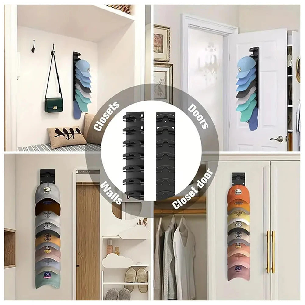 Baseball Cap Organizer Rotating Hat Storage Rack Closet Hanger Storage Organizer Hook Holder Durable Accessories Space Saving
