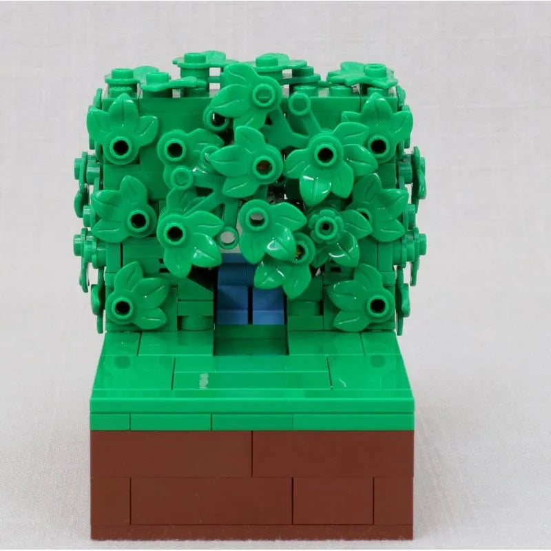 227pcs MOC Building Block Homer Backing Into the Bushes Technology Bricks Birthday Christmas Holiday DIY Gifts Parties gift