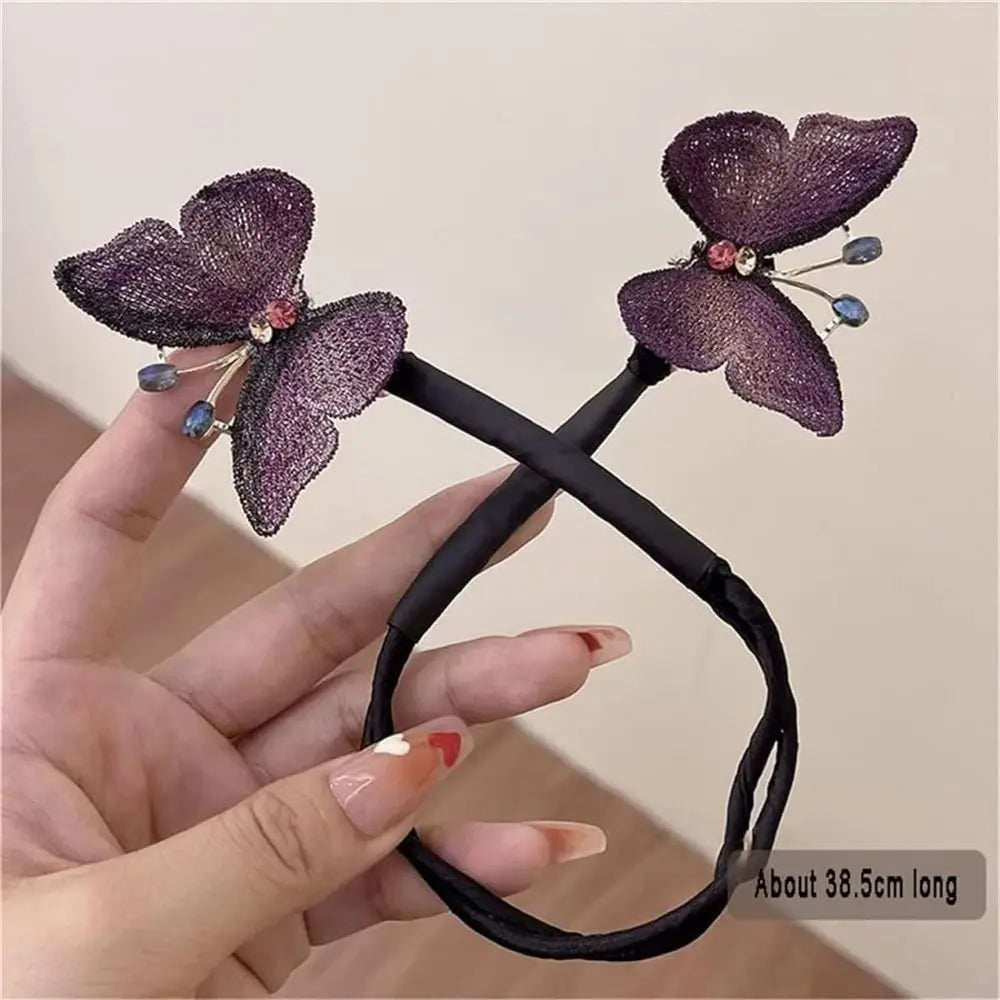 Elegant Flower Hair Clip Lazy Hair Curler Hair Iron Twist Hairstyle Bun Non-slip Flexible Hair Bun Roller Hair Styling Tool