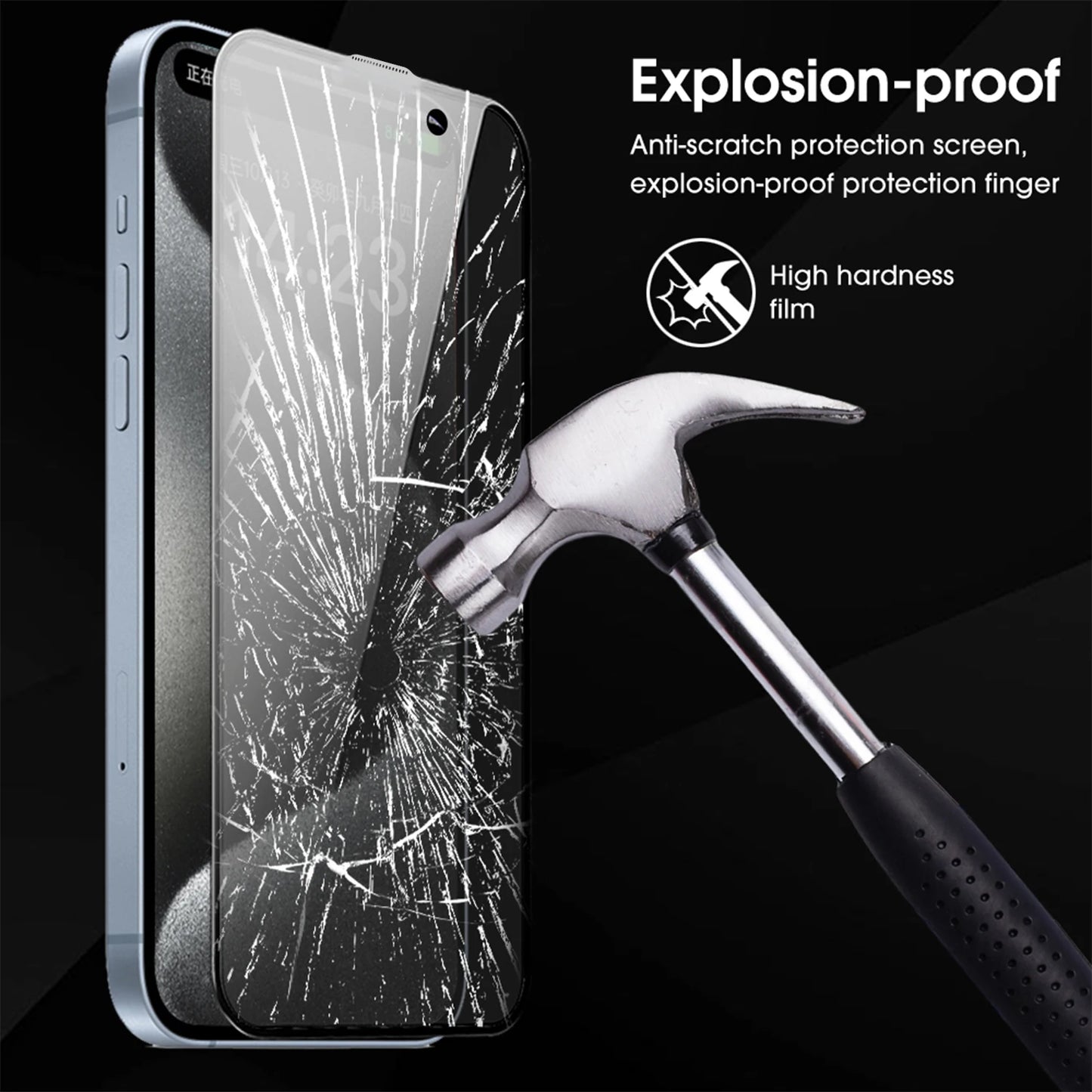 1/2/3Pack Easy Install Anti-spy Tempered Glass for IPhone 17 Pro Max/17 Pro/17 Air/17 Anti-peep Privacy Screen Protectors Film